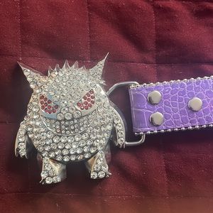 Gengar rhinestone belt rare sz 32